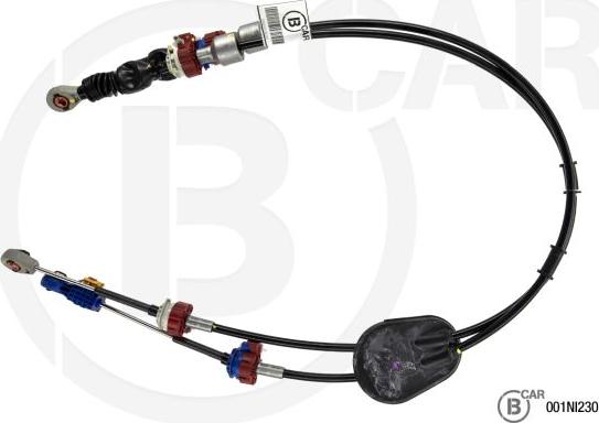 B CAR 001NI230 - Cable, tip, manual transmission car-mod.net