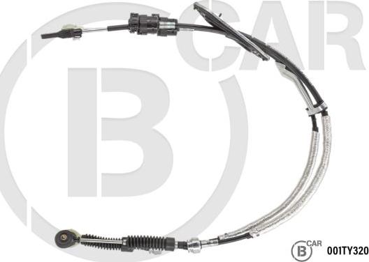 B CAR 001TY320 - Cable, tip, manual transmission car-mod.net