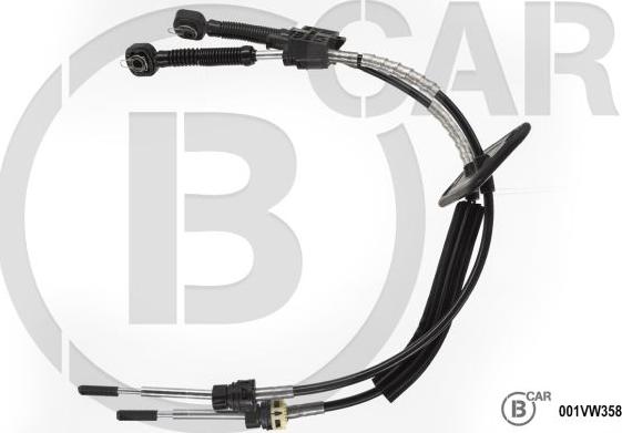 B CAR 001VW358 - Cable, tip, manual transmission car-mod.net