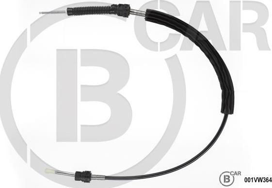 B CAR 001VW364 - Cable, tip, manual transmission car-mod.net