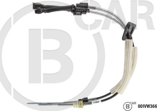 B CAR 001VW366 - Cable, tip, manual transmission car-mod.net