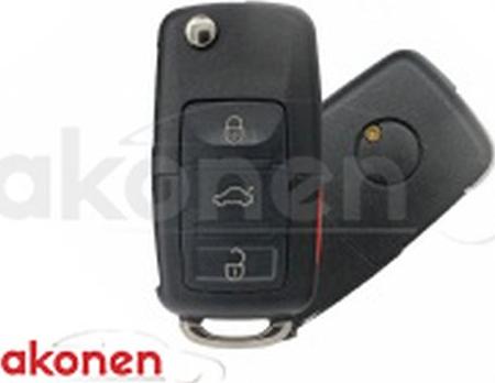 B CAR 007VW025 - Car Key car-mod.net