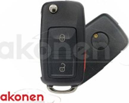 B CAR 007VW023 - Car Key car-mod.net
