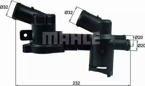 BEHR TH 52 - Coolant thermostat / housing car-mod.net