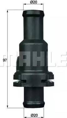 BEHR TH 5 75 - Coolant thermostat / housing car-mod.net