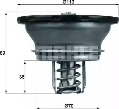 BEHR THD 3 82 - Coolant thermostat / housing car-mod.net