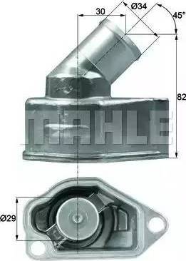 BEHR TI 9 92 - Coolant thermostat / housing car-mod.net