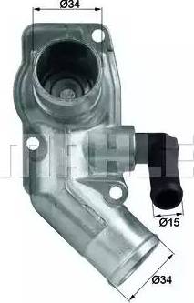 BEHR TI 43 92D - Coolant thermostat / housing car-mod.net