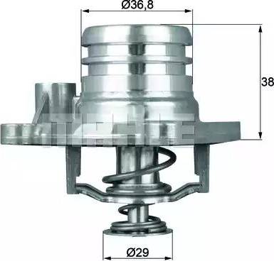 BEHR TI 13 92 - Coolant thermostat / housing car-mod.net