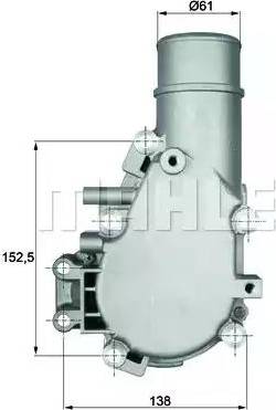 BEHR TI 136 84 - Coolant thermostat / housing car-mod.net