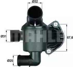 BEHR TI 35 87 - Coolant thermostat / housing car-mod.net