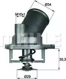 BEHR TI 2 92 - Coolant thermostat / housing car-mod.net