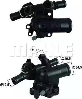 BEHR TI 248 89 - Coolant thermostat / housing car-mod.net
