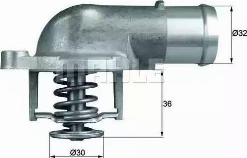 BEHR TI 212 87D - Coolant thermostat / housing car-mod.net