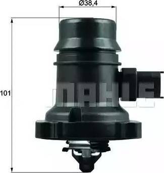 BEHR TM 37 103 - Coolant thermostat / housing car-mod.net