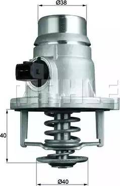 BEHR TM 27 105 - Coolant thermostat / housing car-mod.net