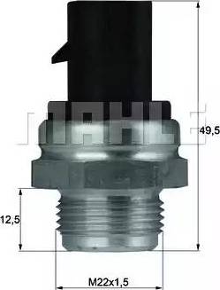 BEHR TSW 13D - Temperature Switch, radiator / air conditioner fan car-mod.net