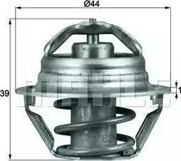 BEHR TX 90 82D - Coolant thermostat / housing car-mod.net