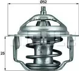 BEHR TX 64 88 - Coolant thermostat / housing car-mod.net