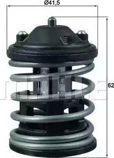 BEHR TX 163 87D - Coolant thermostat / housing car-mod.net