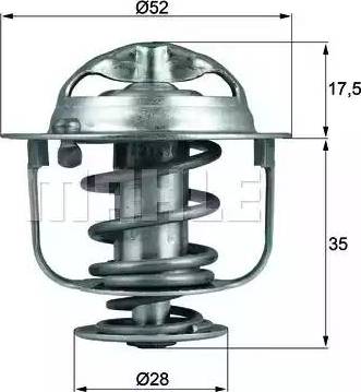BEHR TX 119 82D - Coolant thermostat / housing car-mod.net