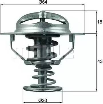 BEHR TX 114 82D - Coolant thermostat / housing car-mod.net