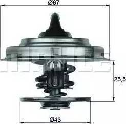 BEHR TX 18 83D - Coolant thermostat / housing car-mod.net