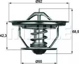 BEHR TX 35 71 - Coolant thermostat / housing car-mod.net