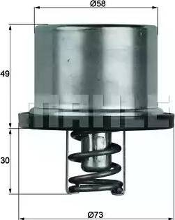 BEHR TX 37 79 - Coolant thermostat / housing car-mod.net