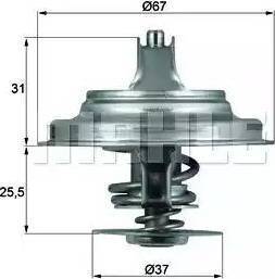 BEHR TX 25 87D - Coolant thermostat / housing car-mod.net