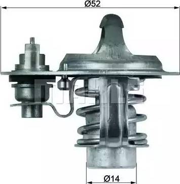 BEHR TX 76 88D - Coolant thermostat / housing car-mod.net