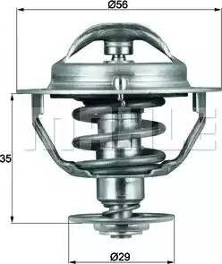 BEHR TX 73 82D - Coolant thermostat / housing car-mod.net