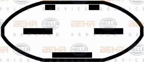 BEHR HELLA Service 8EW 009 158-771 - Fan, radiator car-mod.net
