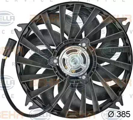 BEHR HELLA Service 8EW 351 043-601 - Fan, radiator car-mod.net
