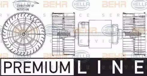 BEHR HELLA Service 8EW 351 043-381 - Interior Blower car-mod.net