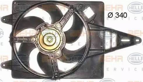 BEHR HELLA Service 8EW 351 043-711 - Fan, radiator car-mod.net