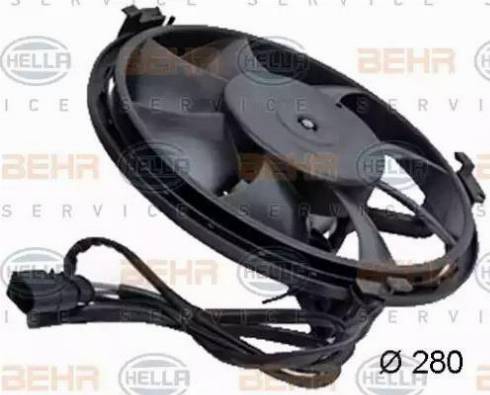 BEHR HELLA Service 8EW 351 039-771 - Fan, radiator car-mod.net
