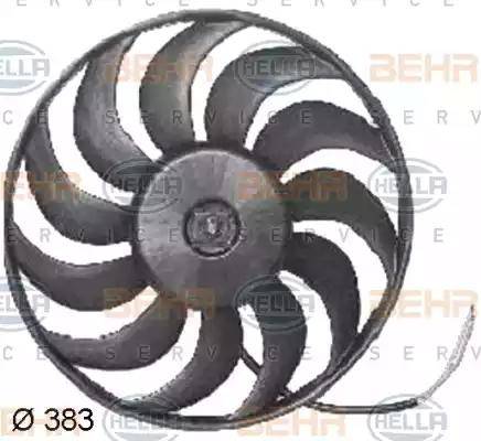 BEHR HELLA Service 8EW 351 034-781 - Fan, radiator car-mod.net
