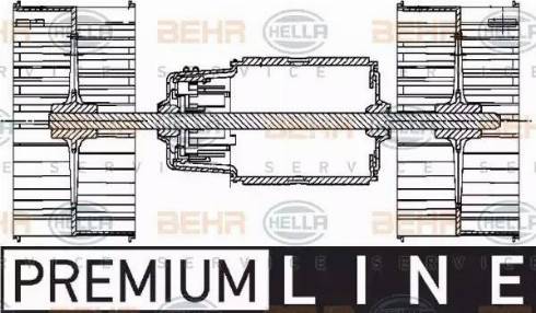 BEHR HELLA Service 8EW 351 024-481 - Interior Blower car-mod.net