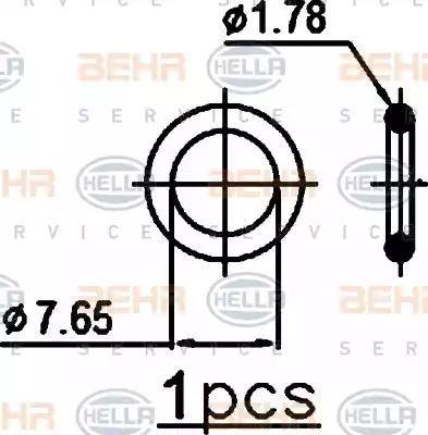 BEHR HELLA Service 8FC 351 301-071 - Condenser, air conditioning car-mod.net