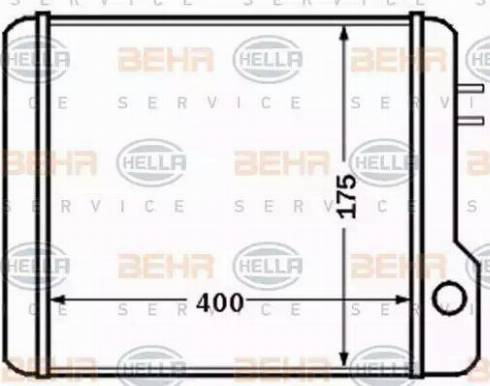 BEHR HELLA Service 8FH 351 308-371 - Heat Exchanger, interior heating car-mod.net