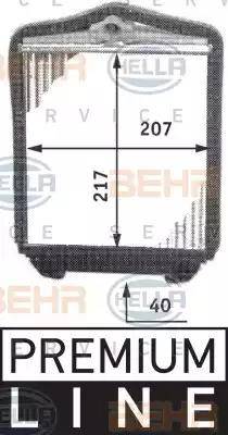 BEHR HELLA Service 8FH 351 311-691 - Heat Exchanger, interior heating car-mod.net