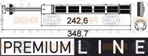 BEHR HELLA Service 8FT 351 192-561 - Dryer, air conditioning car-mod.net