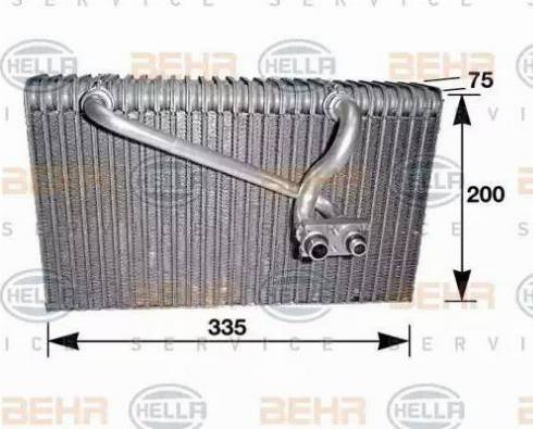 BEHR HELLA Service 8FV 351 210-681 - Evaporator, air conditioning car-mod.net