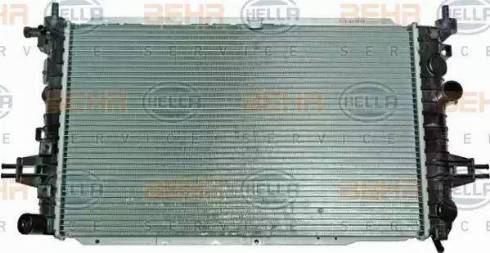BEHR HELLA Service 8MK 376 790-021 - Radiator, engine cooling car-mod.net
