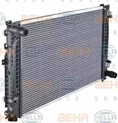 BEHR HELLA Service 8MK 376 720-601 - Radiator, engine cooling car-mod.net