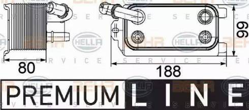 BEHR HELLA Service 8MO 376 747-161 - Oil Cooler, automatic transmission car-mod.net