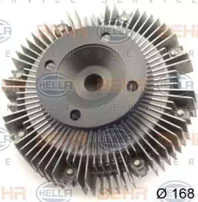 BEHR HELLA Service 8MV 376 758-701 - Clutch, radiator fan car-mod.net