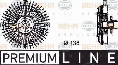 BEHR HELLA Service 8MV 376 732-221 - Clutch, radiator fan car-mod.net