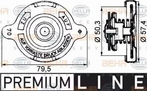 BEHR HELLA Service 8MY 376 742-201 - Sealing Cap, radiator car-mod.net